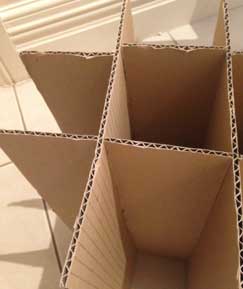 Recommended seperators for wine boxes to ship your wine