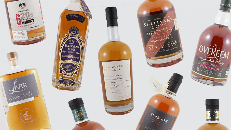 Australian whisky auctions are ideal to find Sullivans Cove and Lark whiskies