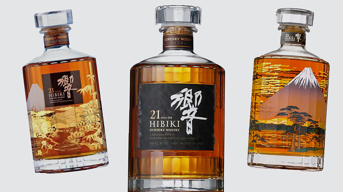 Bottle Variations of Hibiki 21 Year Old Whisky
