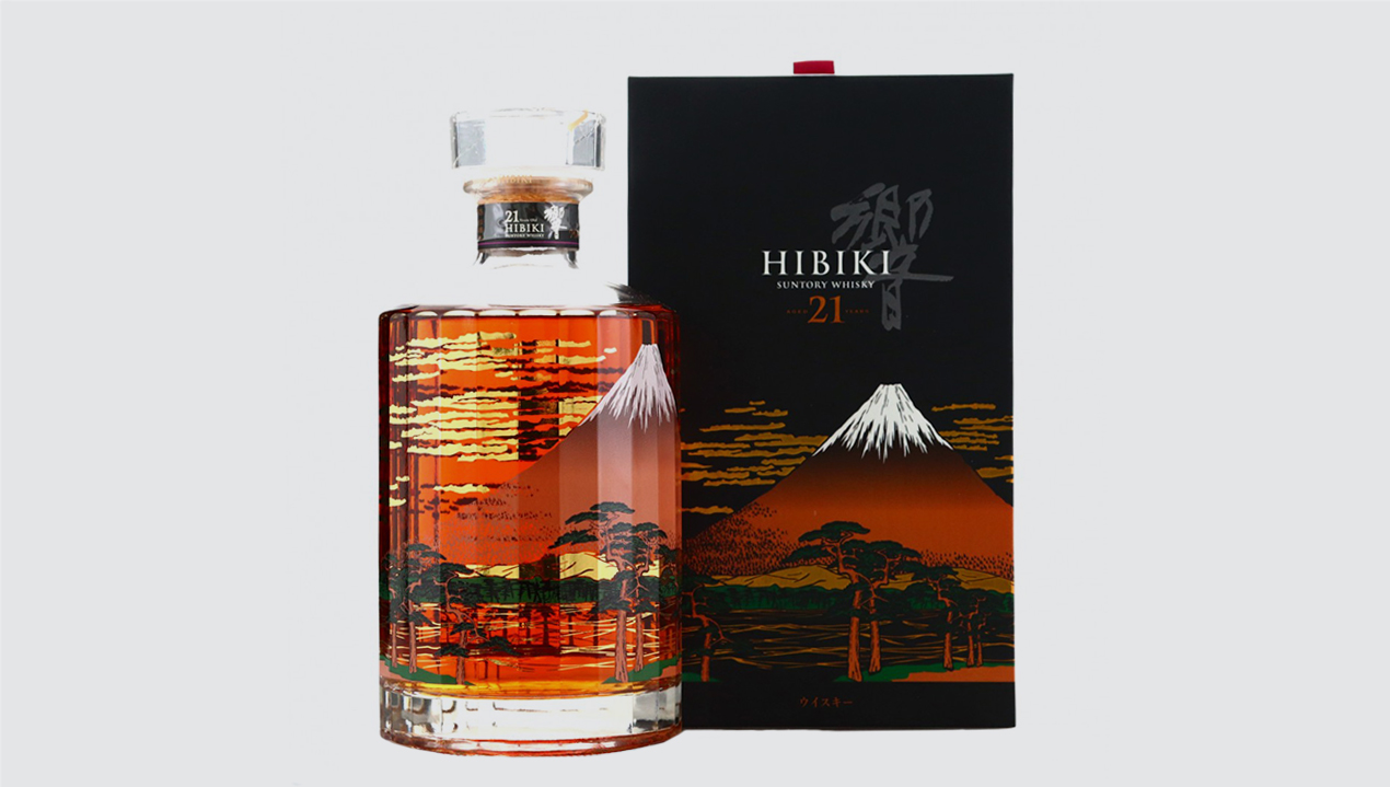 Mount Fuji 1st Edition Hibiki 21 Year Old Whisky